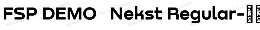 FSP DEMO   Nekst Regular字体转换